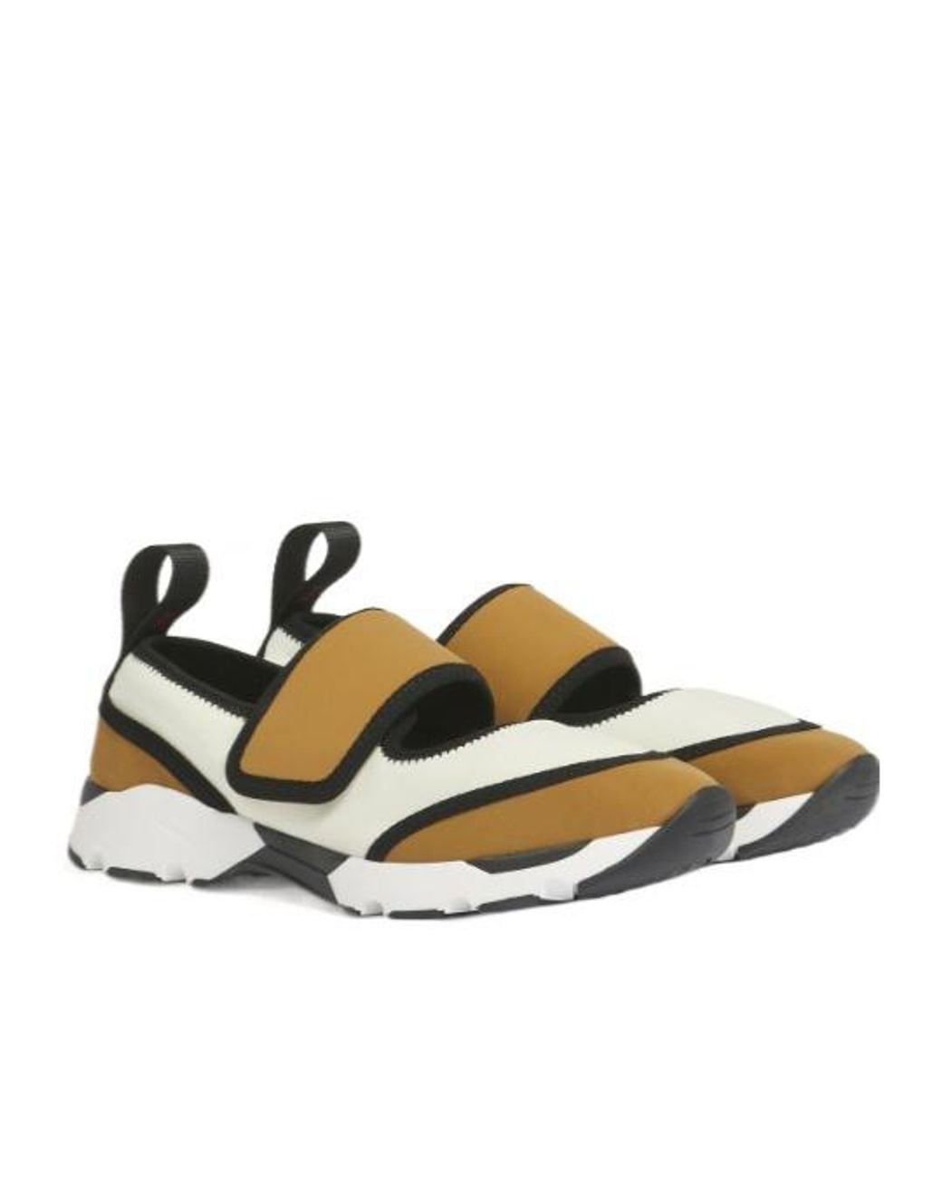 Marni Metallic Mary Jane Running Sneakers