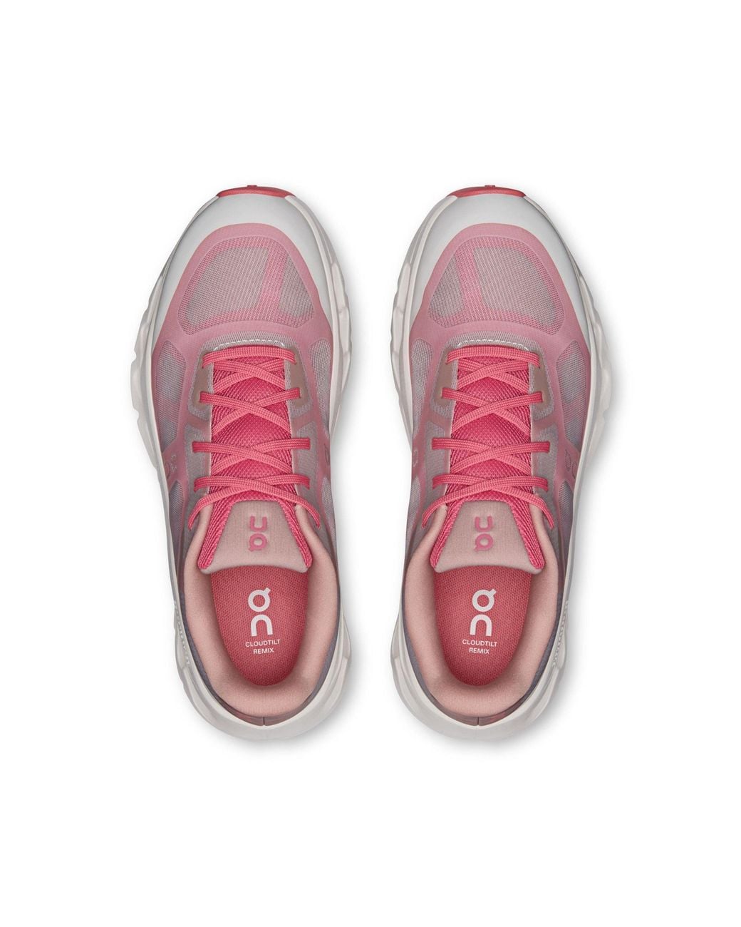 On Shoes Pink Semimesh Running Shoes