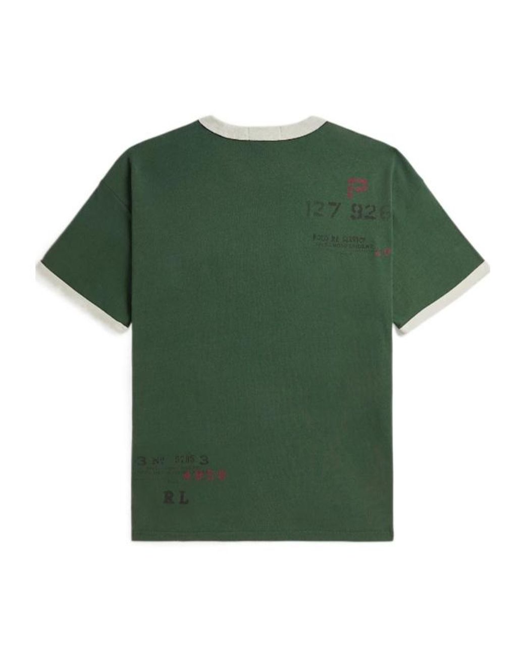 Polo Ralph Lauren Green Vintage Fit Jersey Graphic T-Shirt for men
