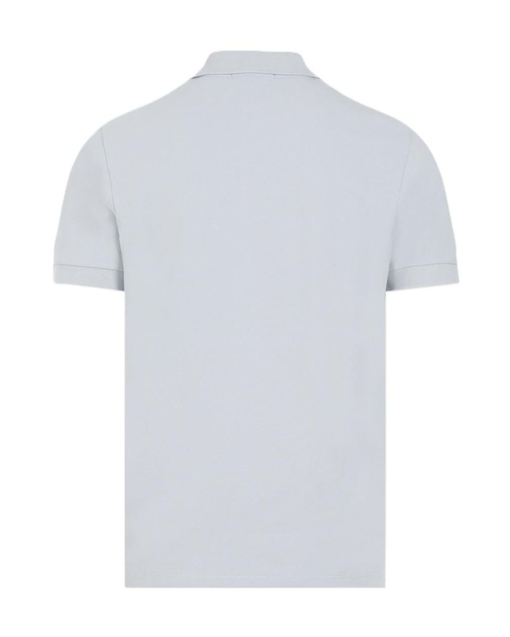 Stone Island White Cotton Polo for men
