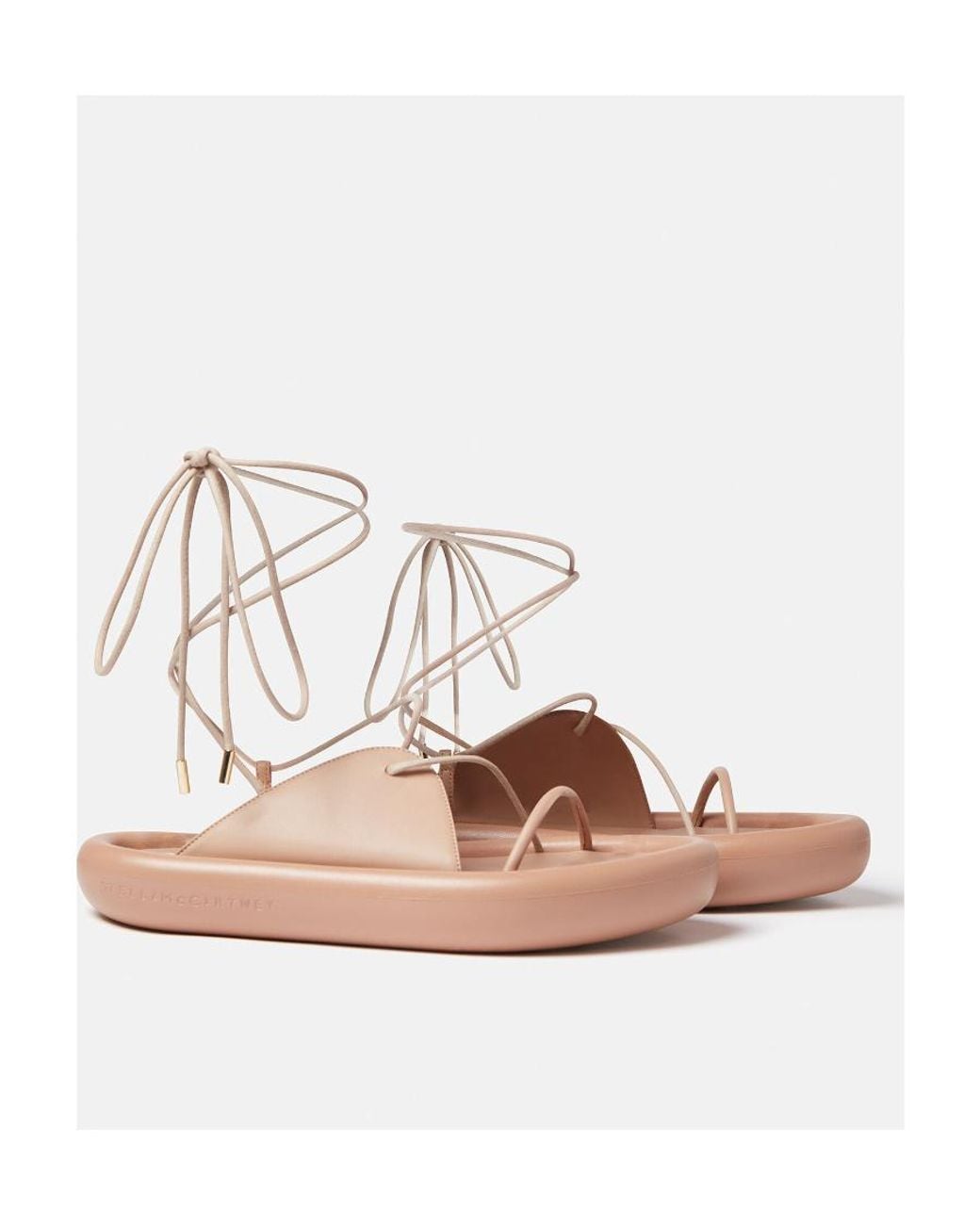 Stella McCartney Pink Air Slide Flatform Sandals