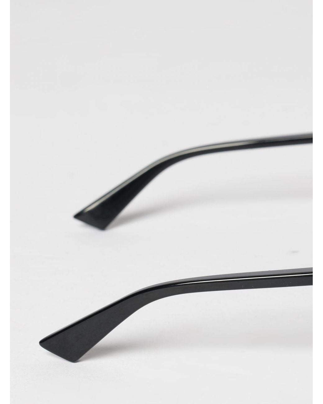 Bottega Veneta White Eyewear Cat Eye Frame Sunglasses
