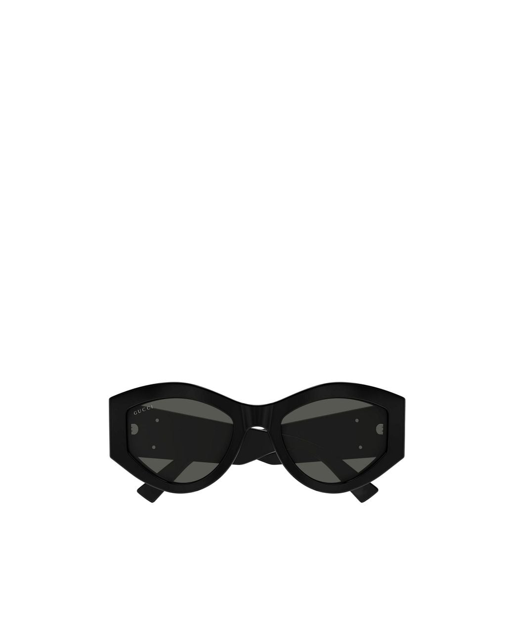 Gucci Black Eyewear Oval Frame Sunglasses