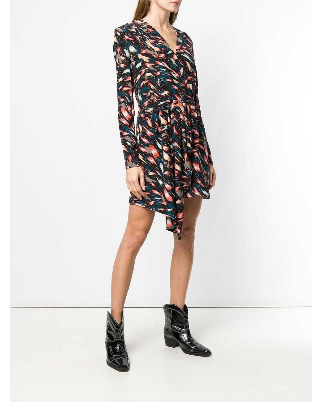Givenchy White Asymmetric Printed Dress
