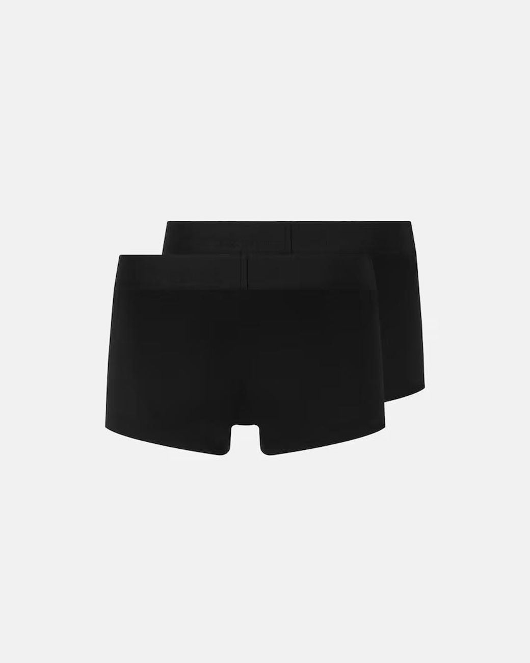 Versace Black Logo Waistband Trunks for men