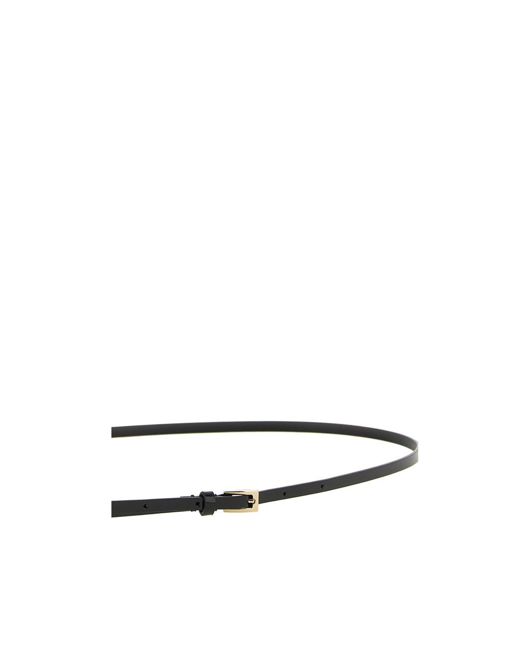 Tom Ford White Slim Patent Belt