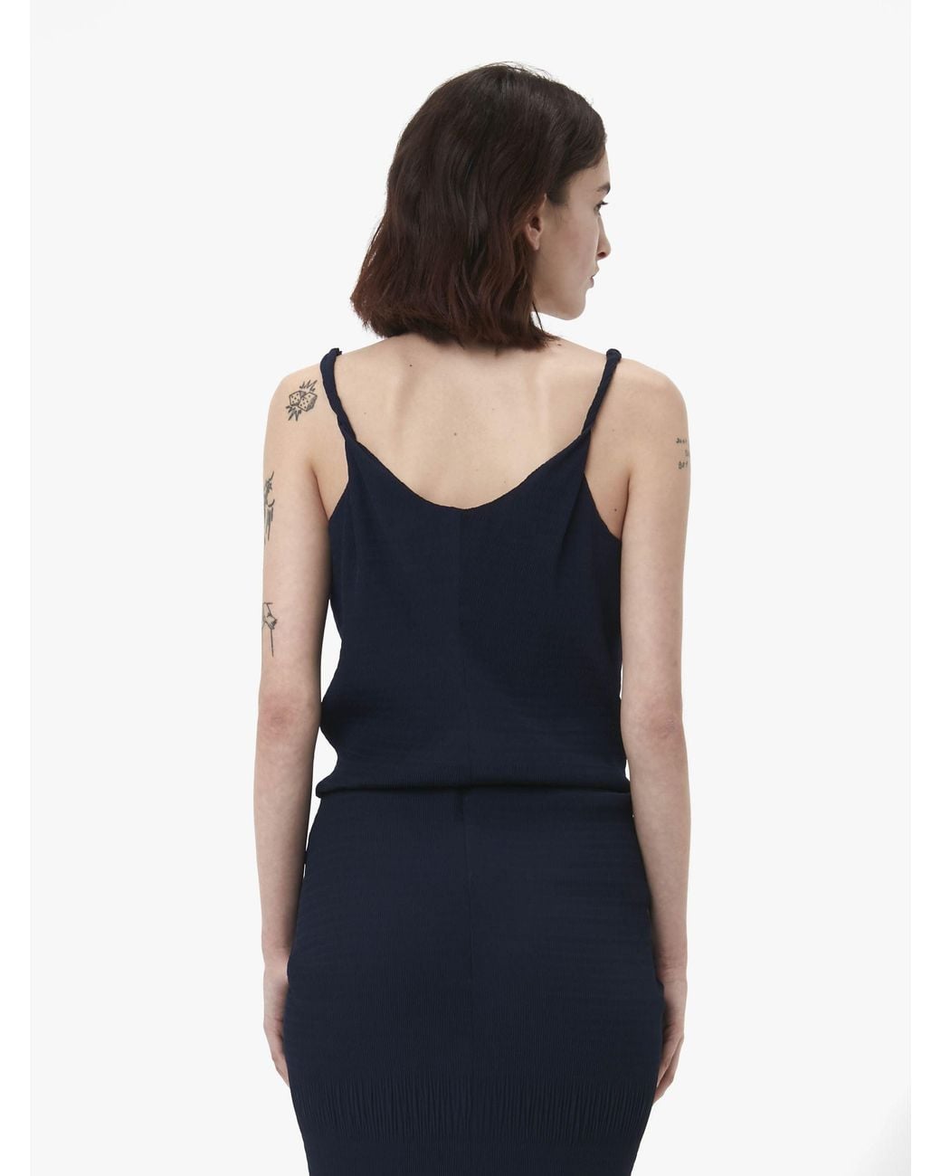J.W. Anderson Blue Jw Anderson Knotted Strap Top