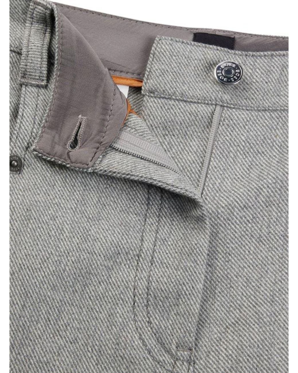 Boss Gray Taflana Trousers