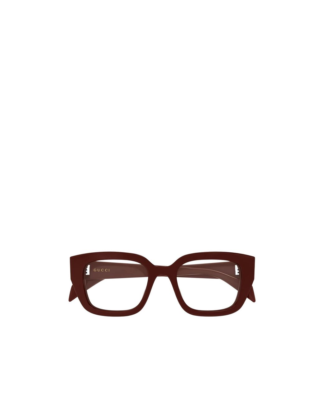 Gucci Brown Eyewear Square Frame Glasses