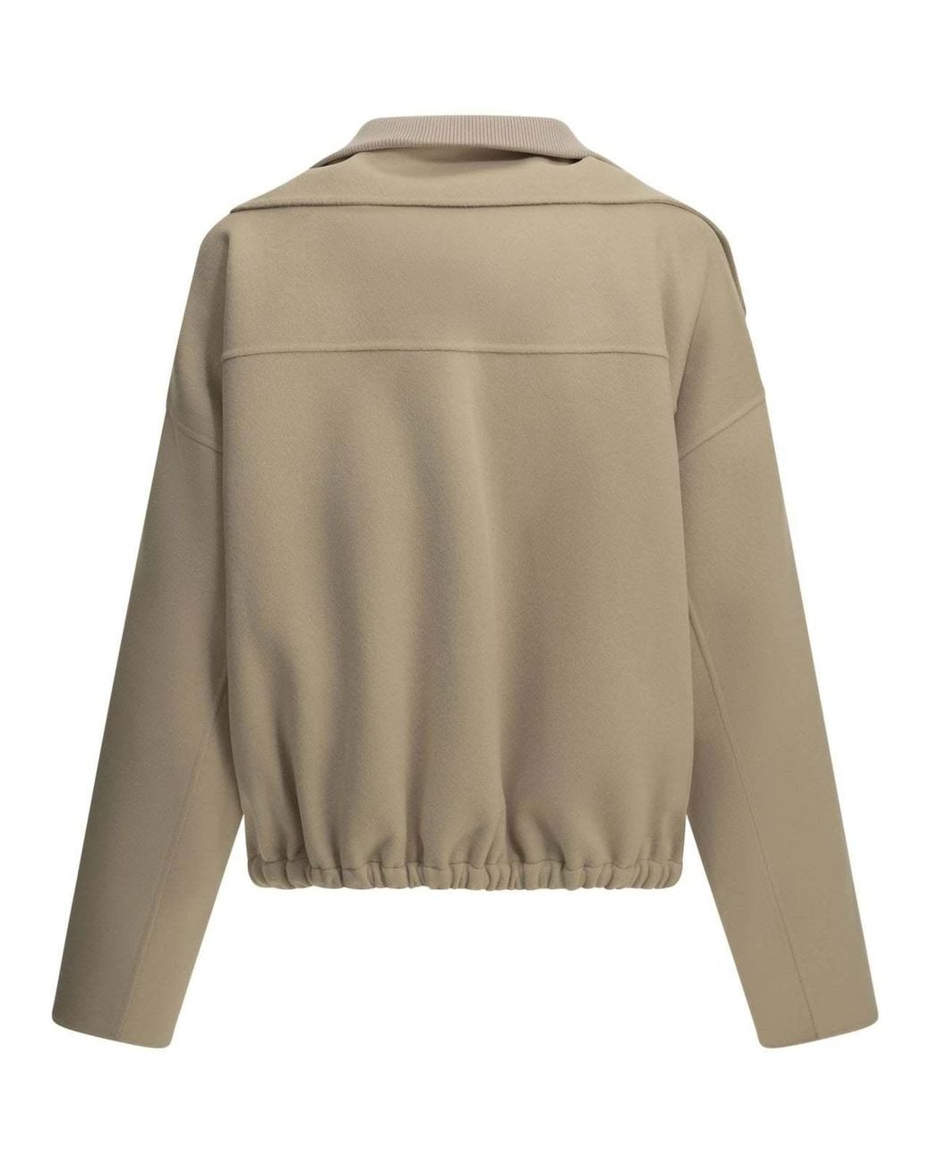 Sportmax Natural Bomber Jackets
