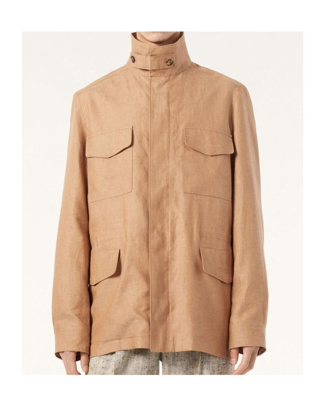 Loro Piana Brown Traveller Field Jacket for men