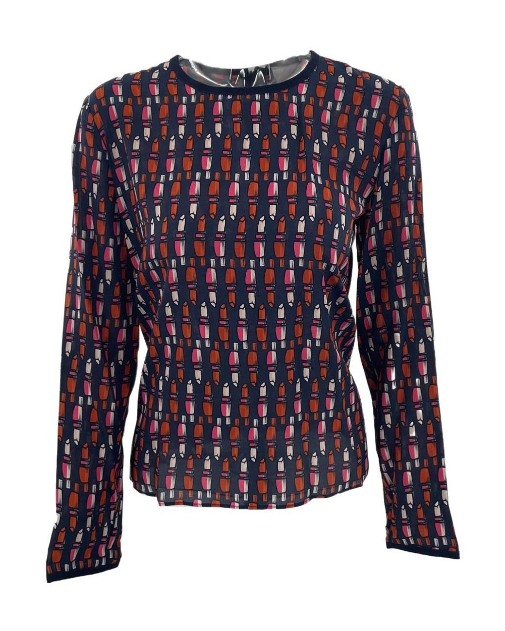 Sportmax Blue Long-Sleeved Sweater
