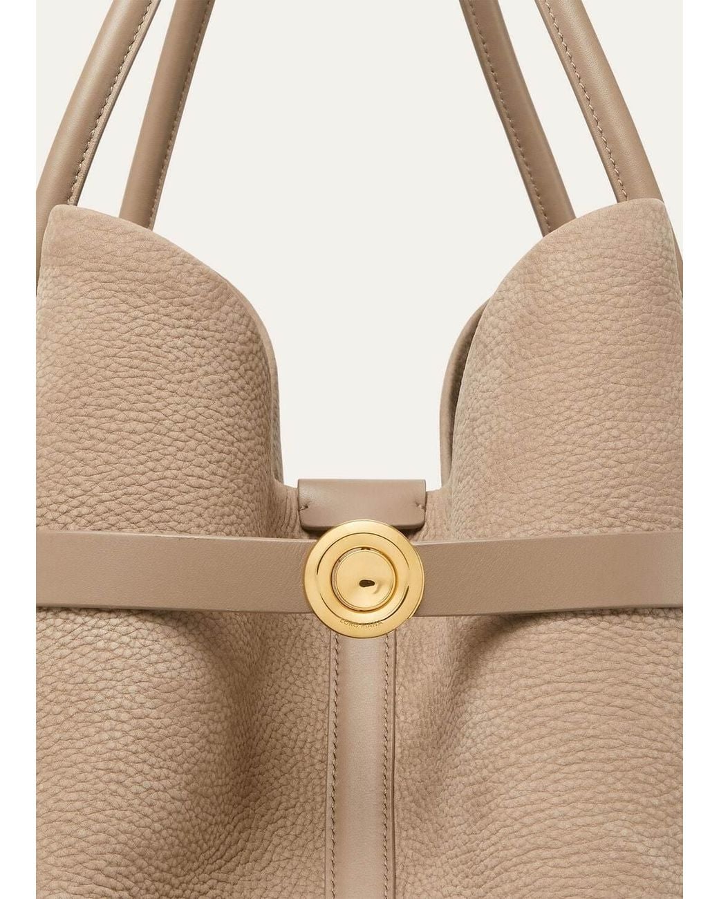 Loro Piana Natural Ghiera Large Handbag