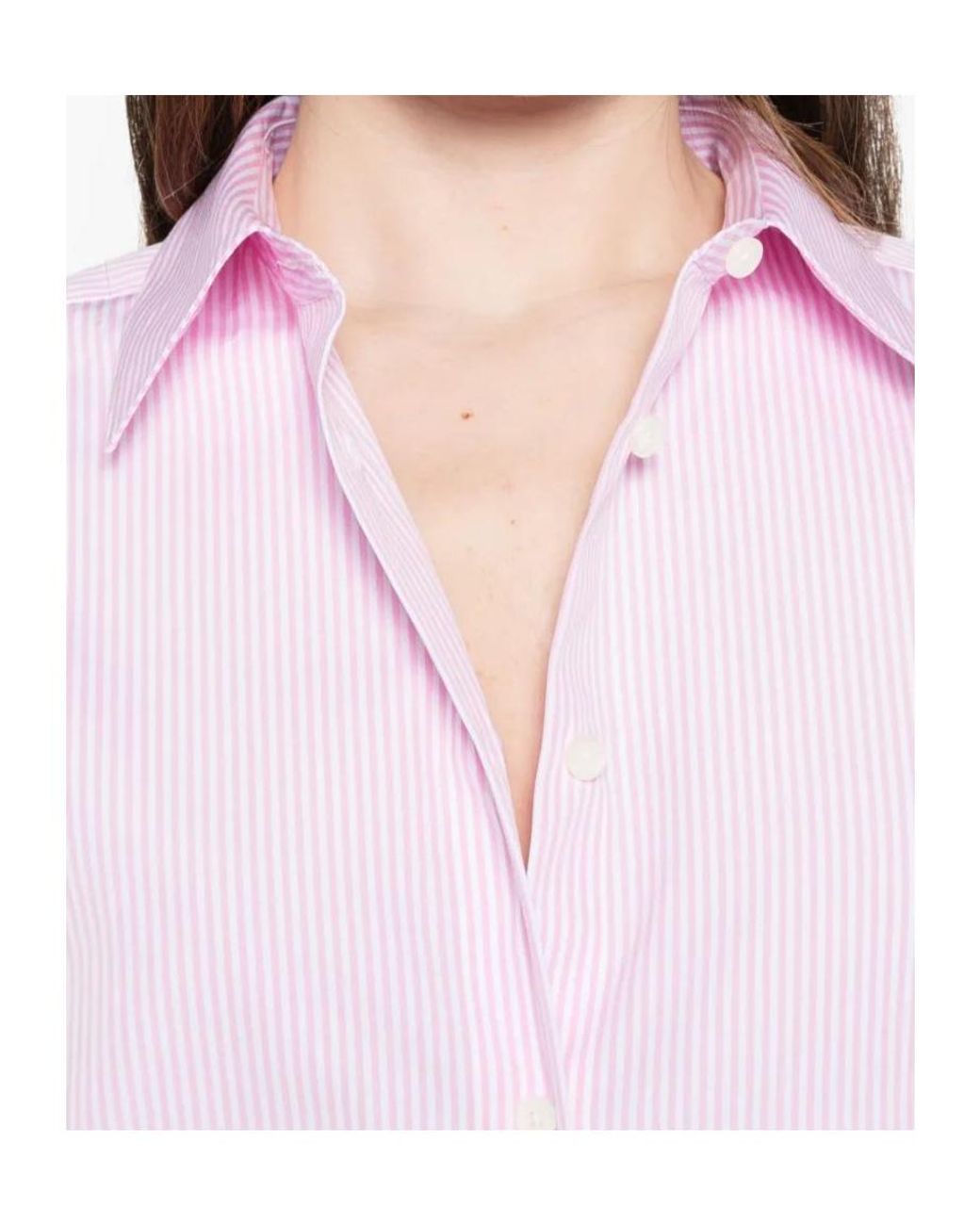 Totême  Pink Striped Tumbled Shirt