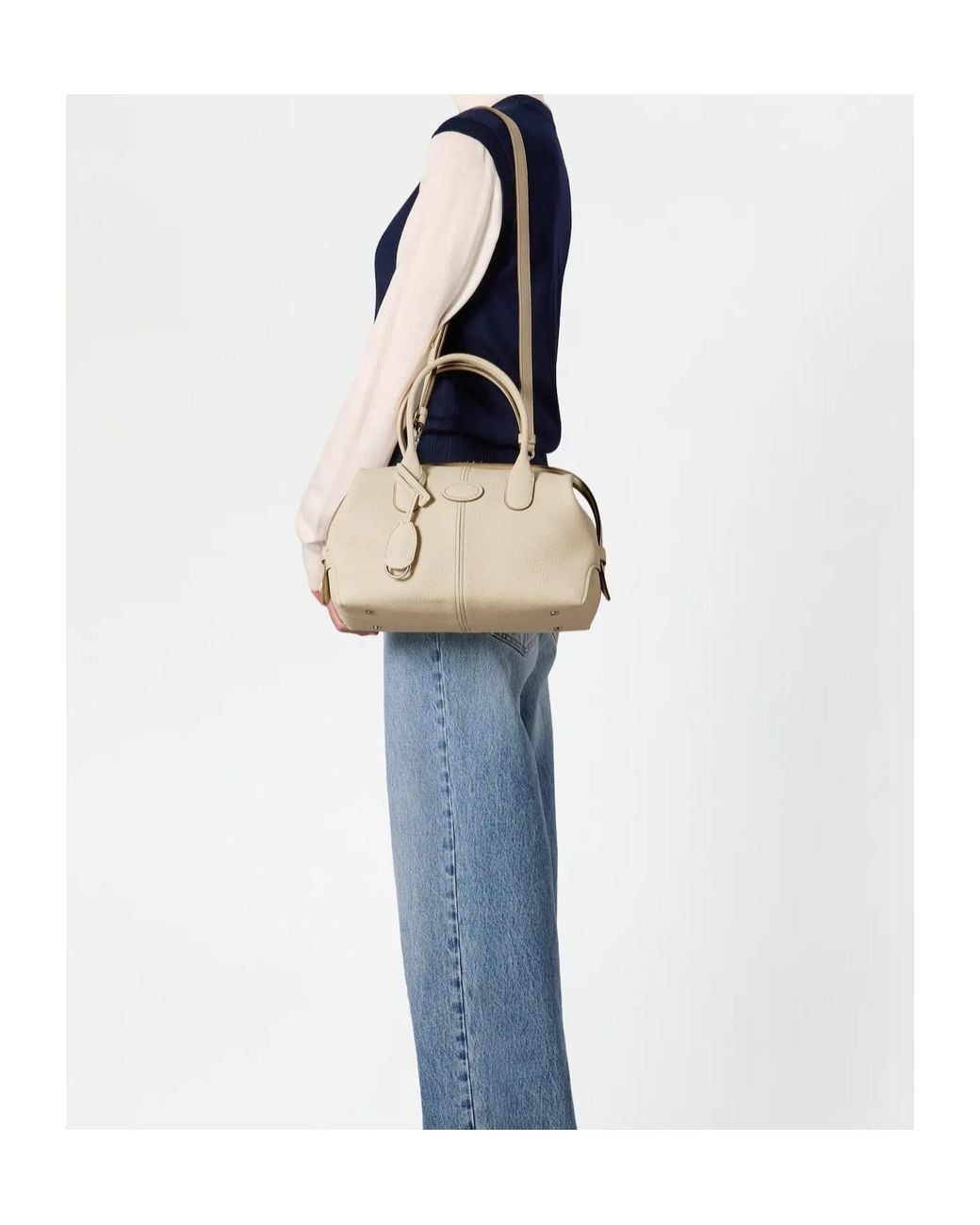 Tod's Natural Di Bag Bowling Bag