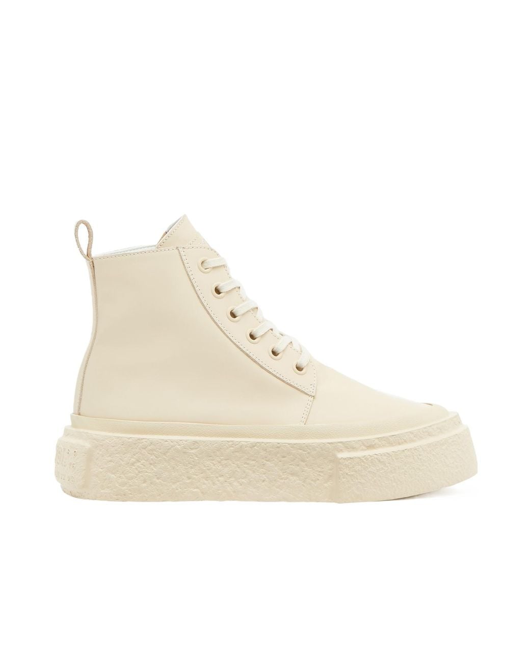 MM6 by Maison Margiela Natural Lace-Up Sneakers