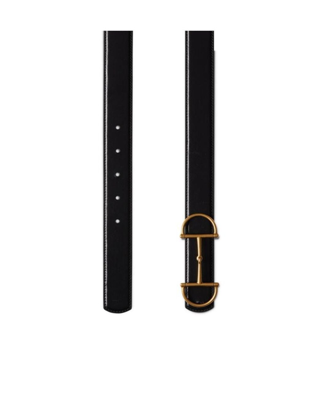 Gucci White Horsebit Reversible Belt for men