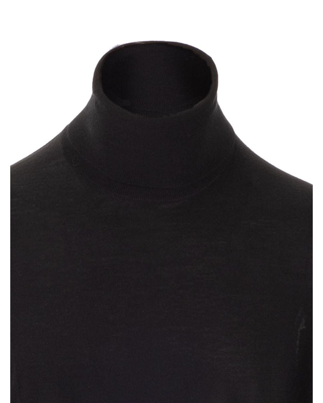 Dolce & Gabbana Black Turtleneck Jumper for men