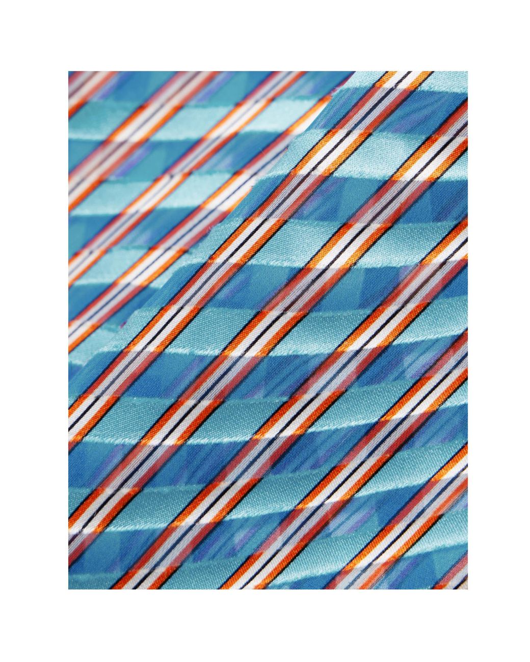 Dries Van Noten Blue Striped Drawstring Pants
