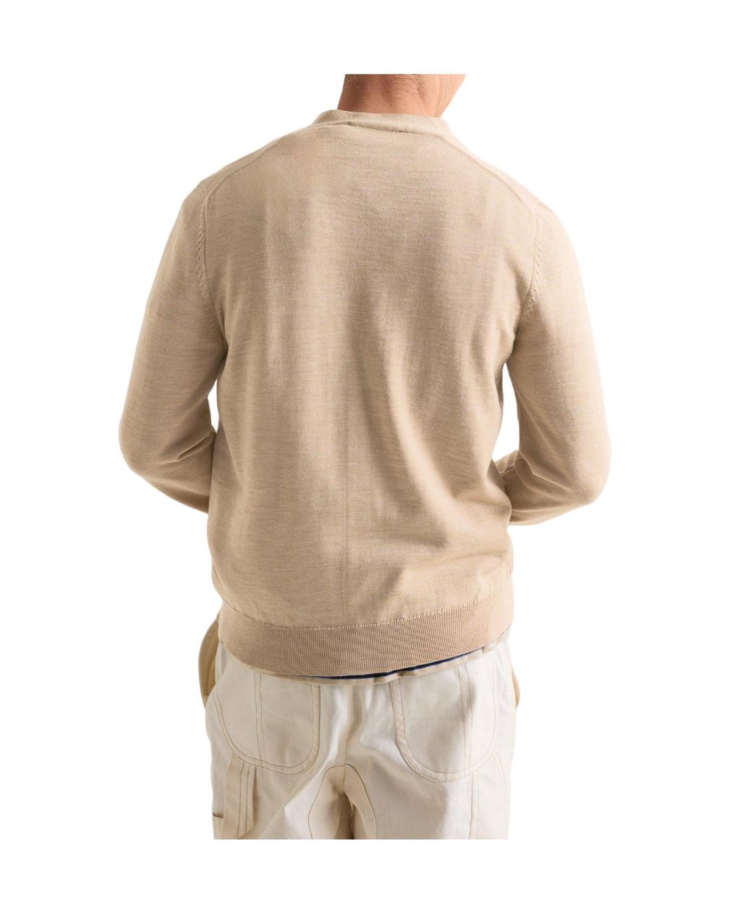 Maison Kitsuné Natural Lightweight Cardigan for men