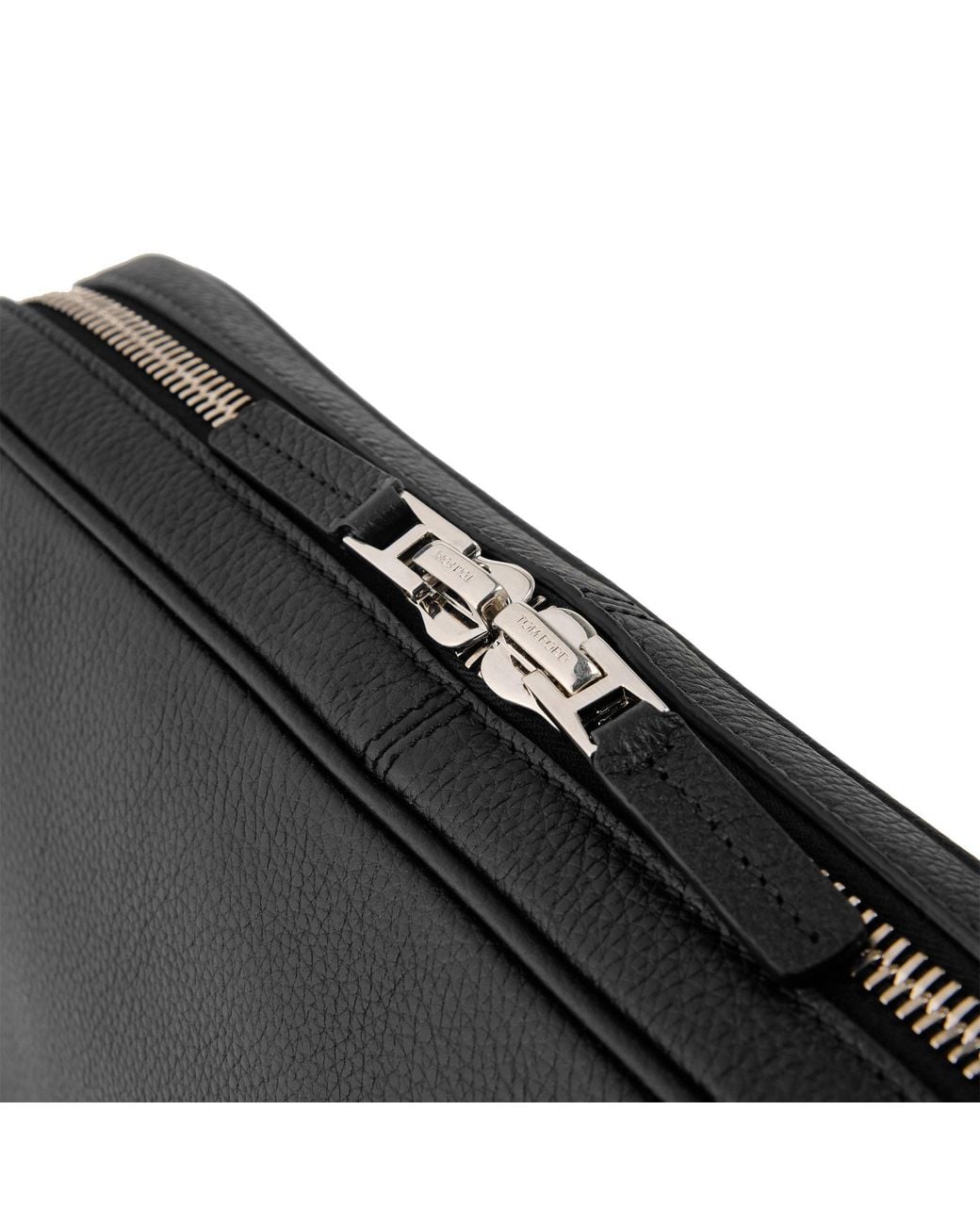 Tom Ford Black Cowhide Toiletry Bag for men