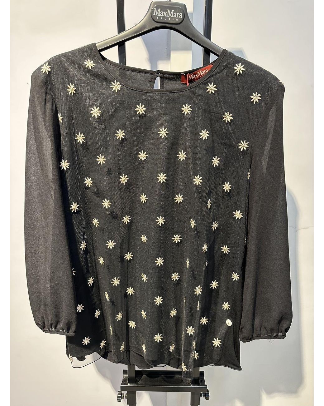 Max Mara Black Long-Sleeved Jacket