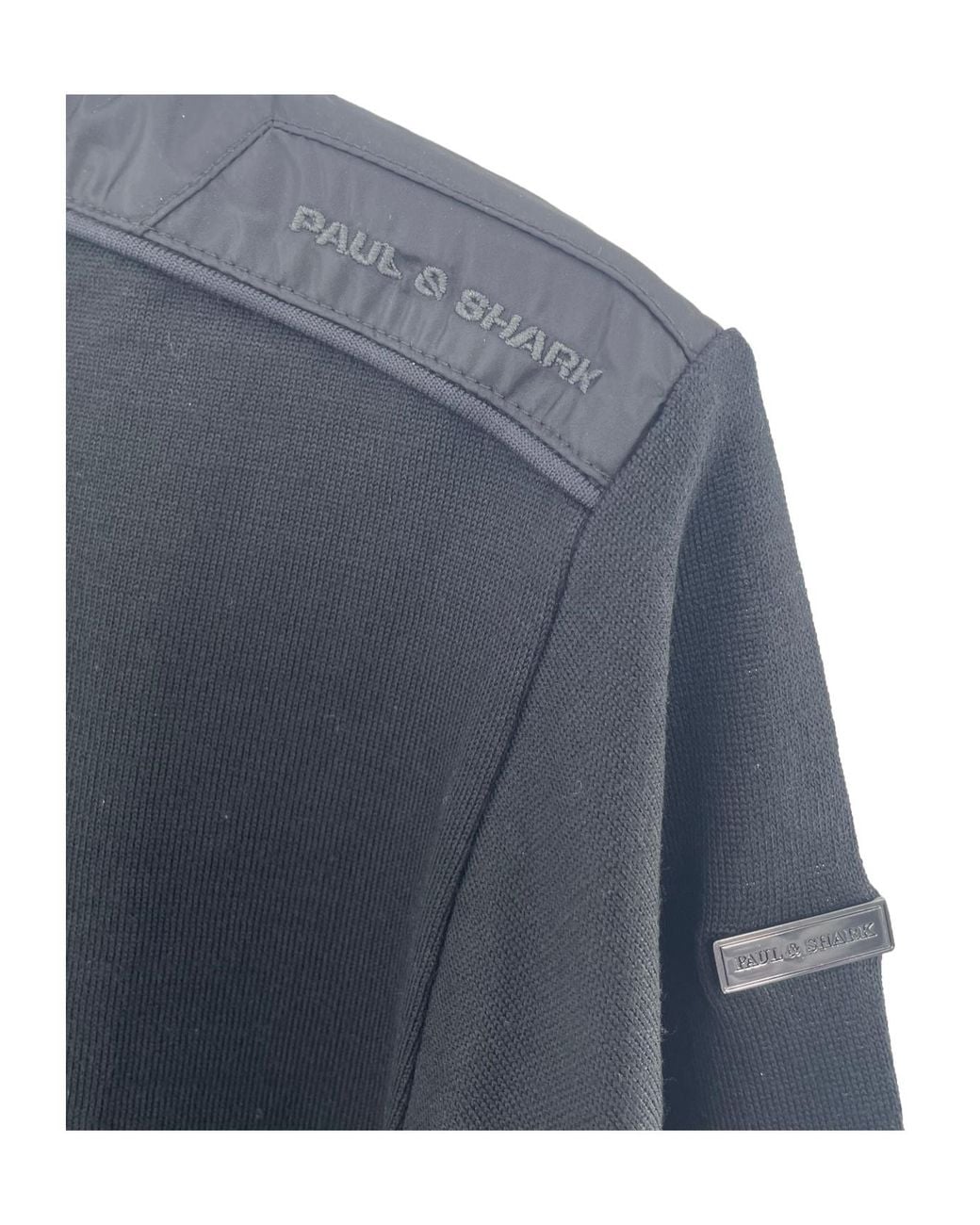 Paul & Shark Blue Zippered Long-Sleeved Sweater for men