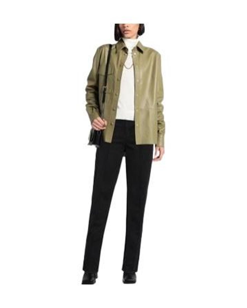 Isabel Marant Black High-Waisted Straight-Leg Jeans