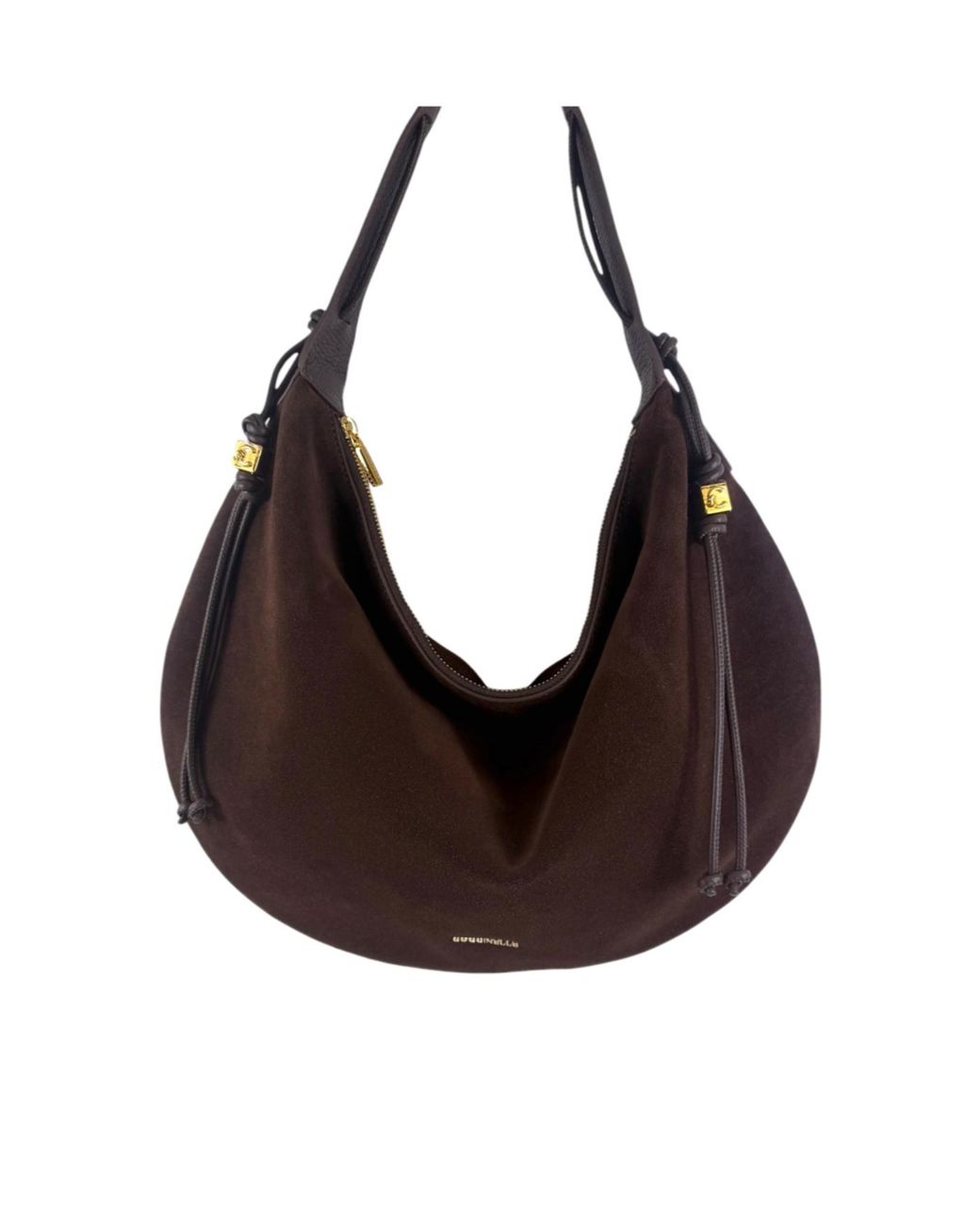 Coccinelle Brown Thess Large Suede Shoulder Bag