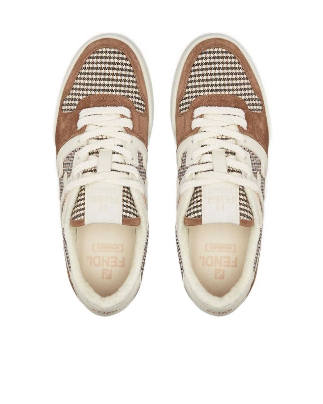 Fendi Pink Suede Low-Tops