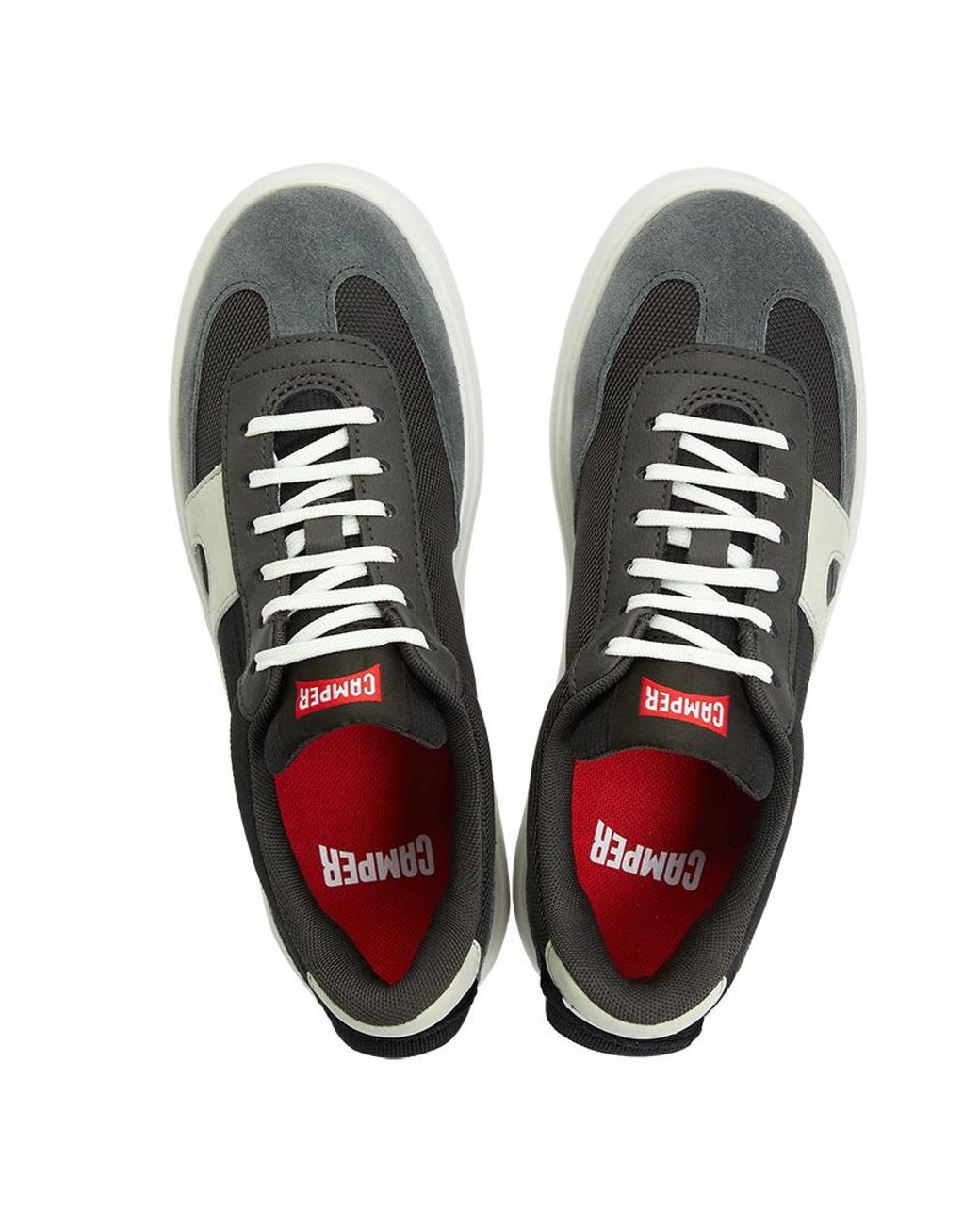 Camper Black Textile And Nubuck Sneakers