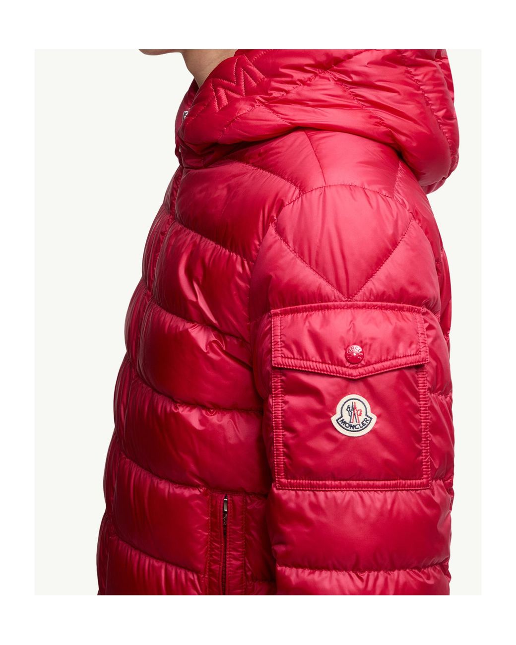 Moncler Red Najan Down Jacket for men