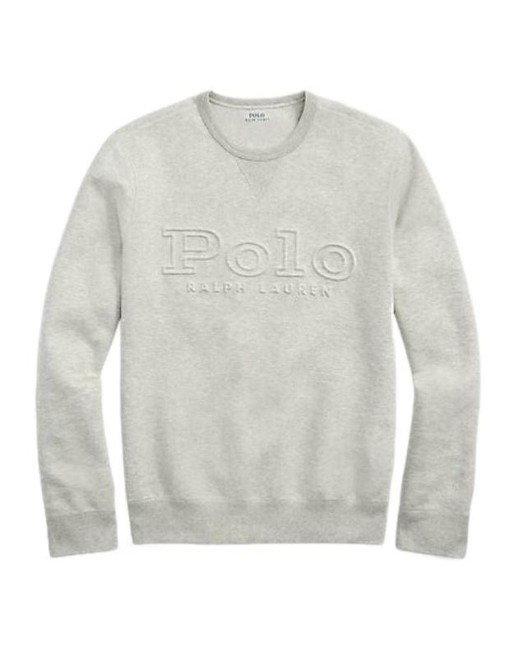 Polo Ralph Lauren White Long-Sleeved Sweatshirt for men