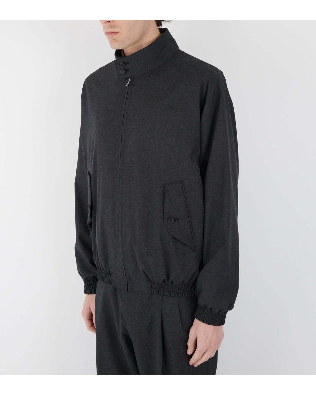 Auralee Black Long-Sleeved Jacket for men