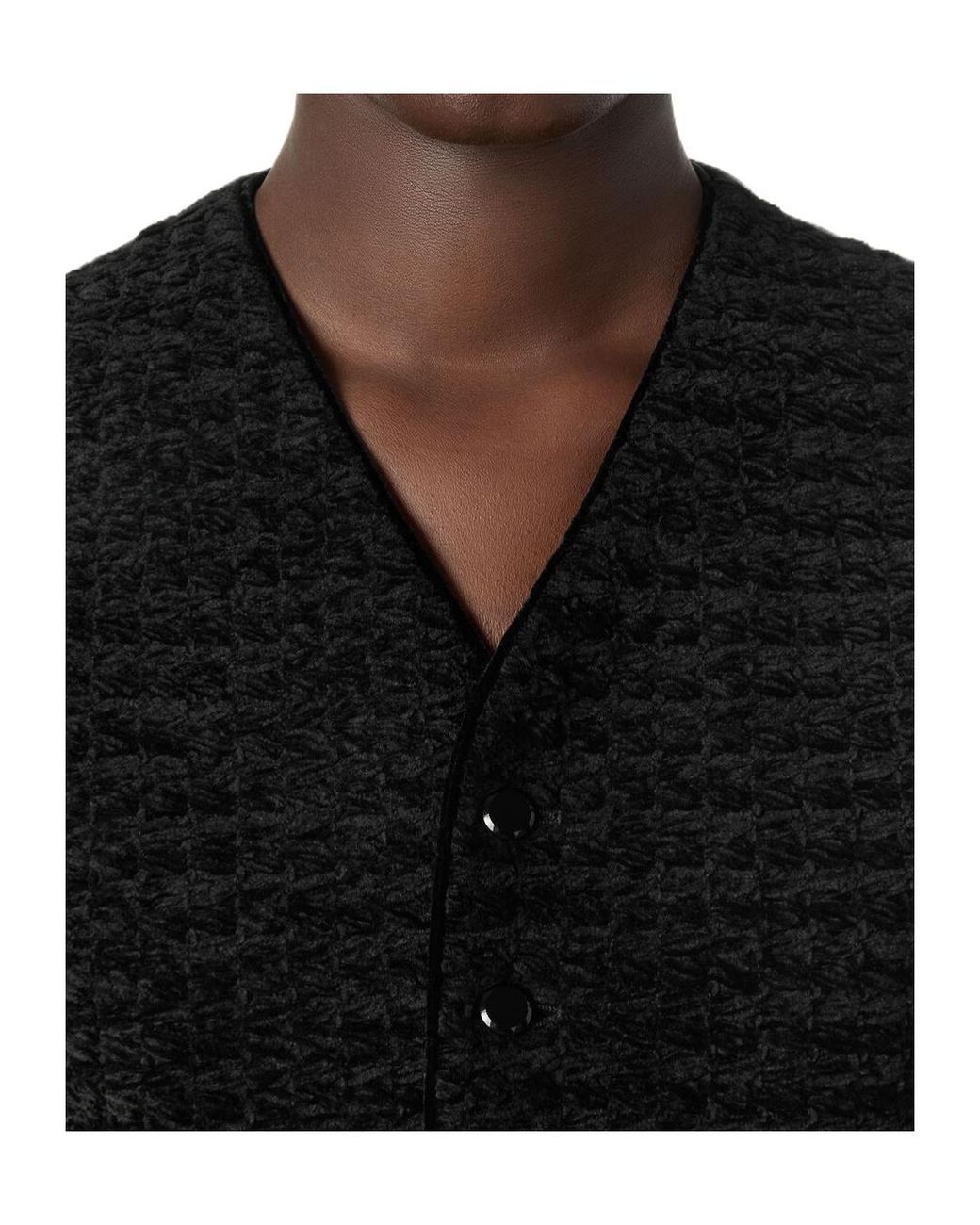 Loro Piana Black Harrington Vest