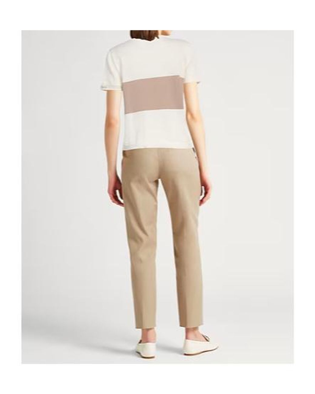 Max Mara White Crew Neck T-Shirt