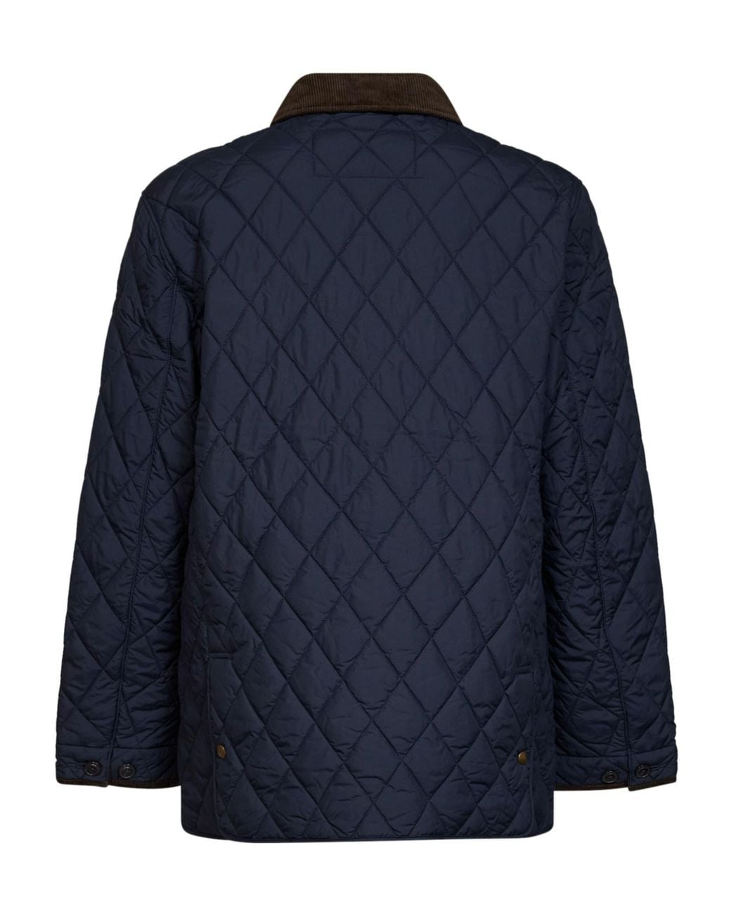 Polo Ralph Lauren Blue Quilted Corduroy-Collar Coat for men