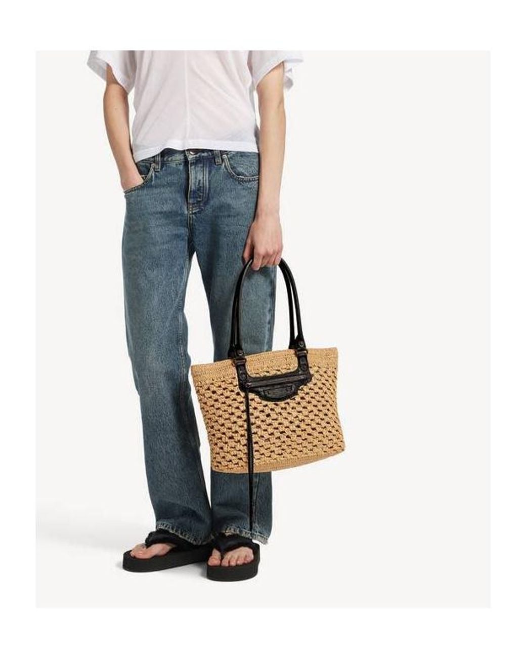 Balenciaga Multicolor Le City Medium Basket Bag