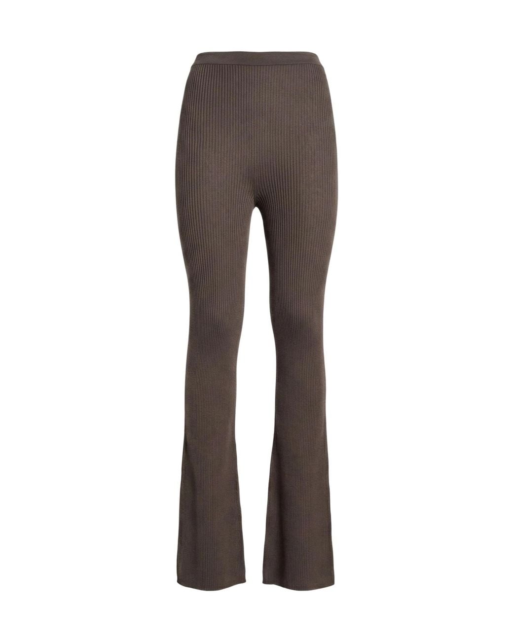 Rick Owens Gray Solid Color Leggings
