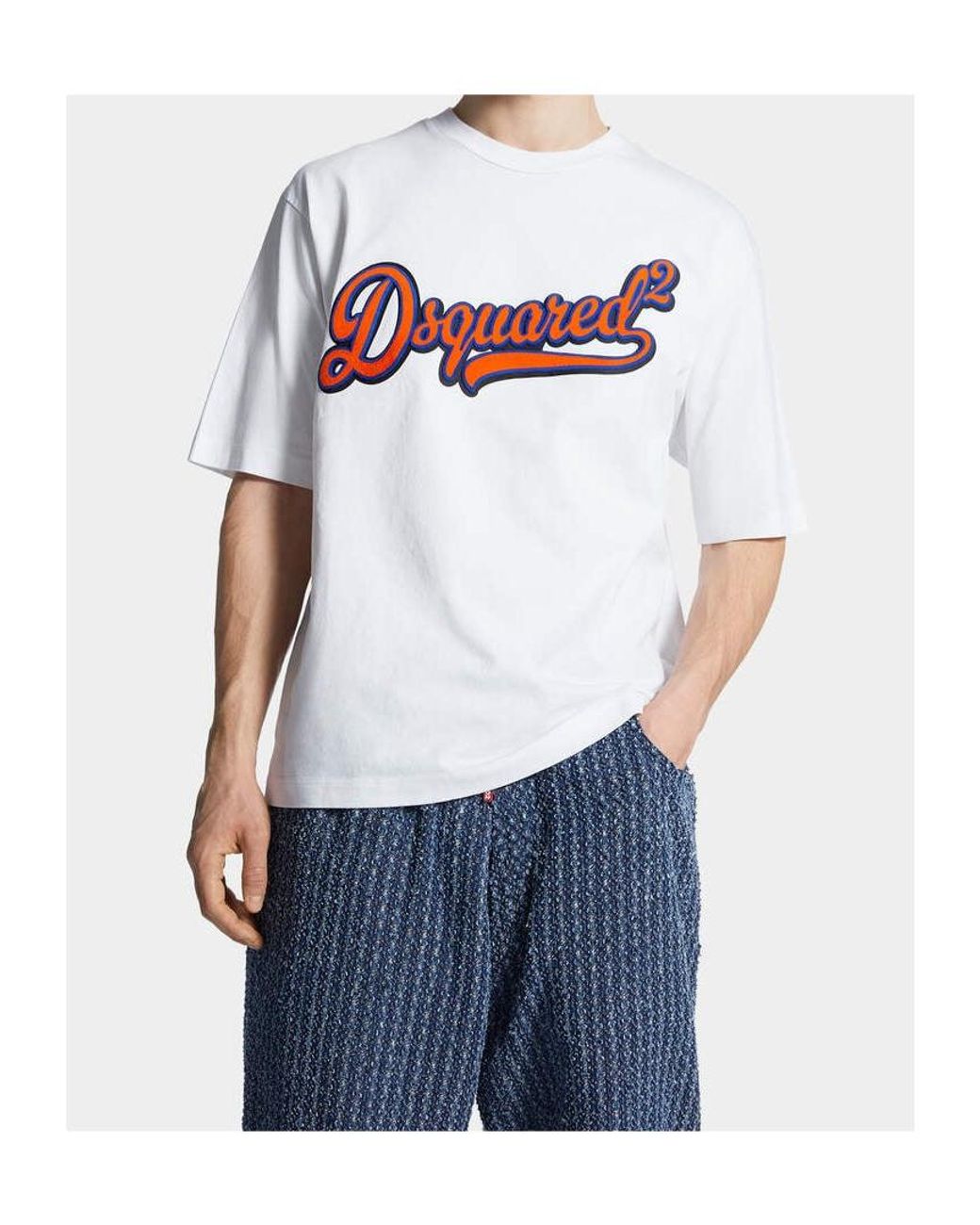 DSquared² White Short Sleeve T-Shirt for men