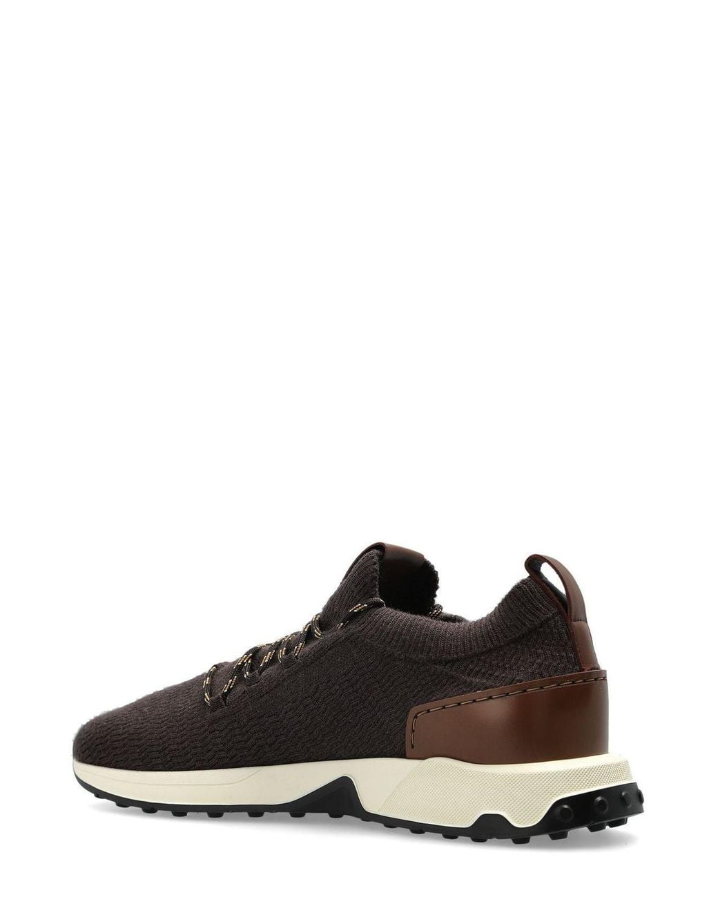 Tod's Black Knit Panel Trainers for men