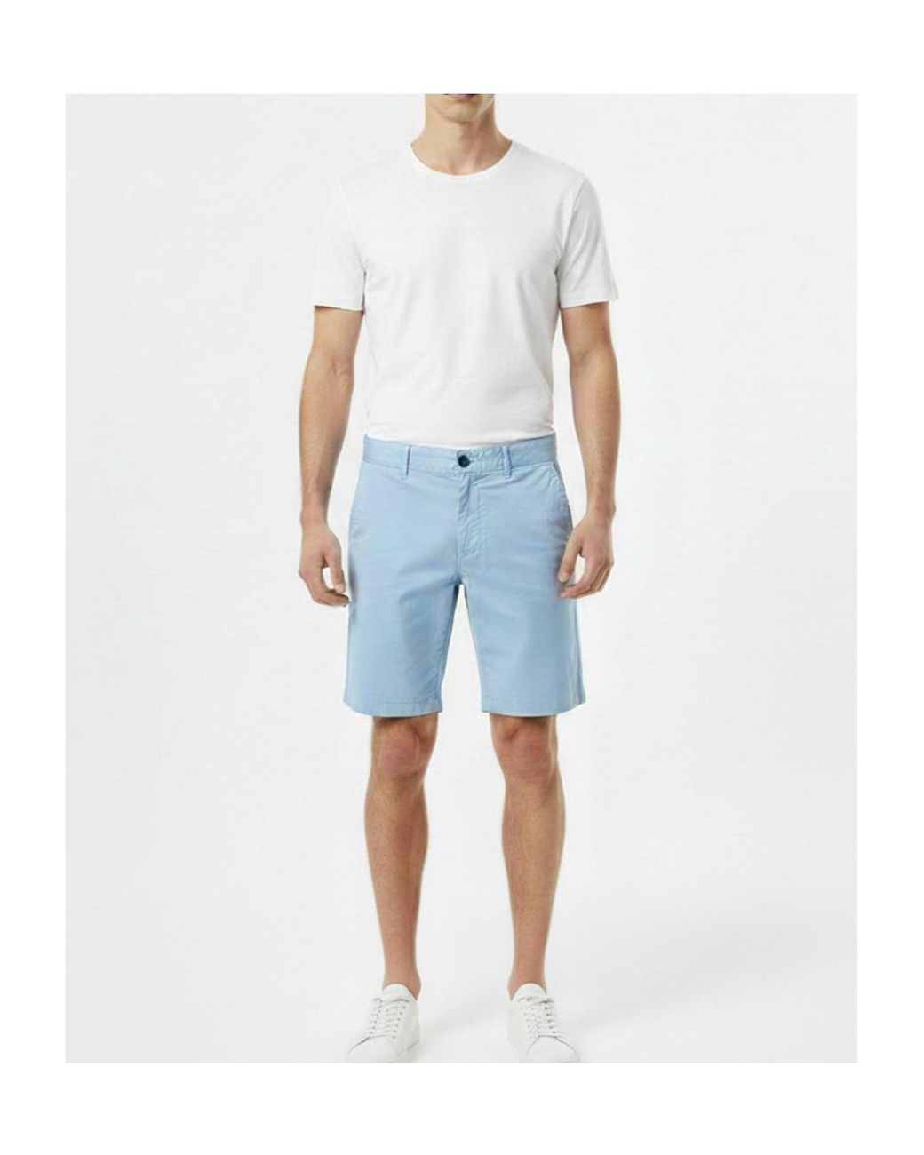 Boss Blue Versatile Minimalist Slim-Fit Shorts for men