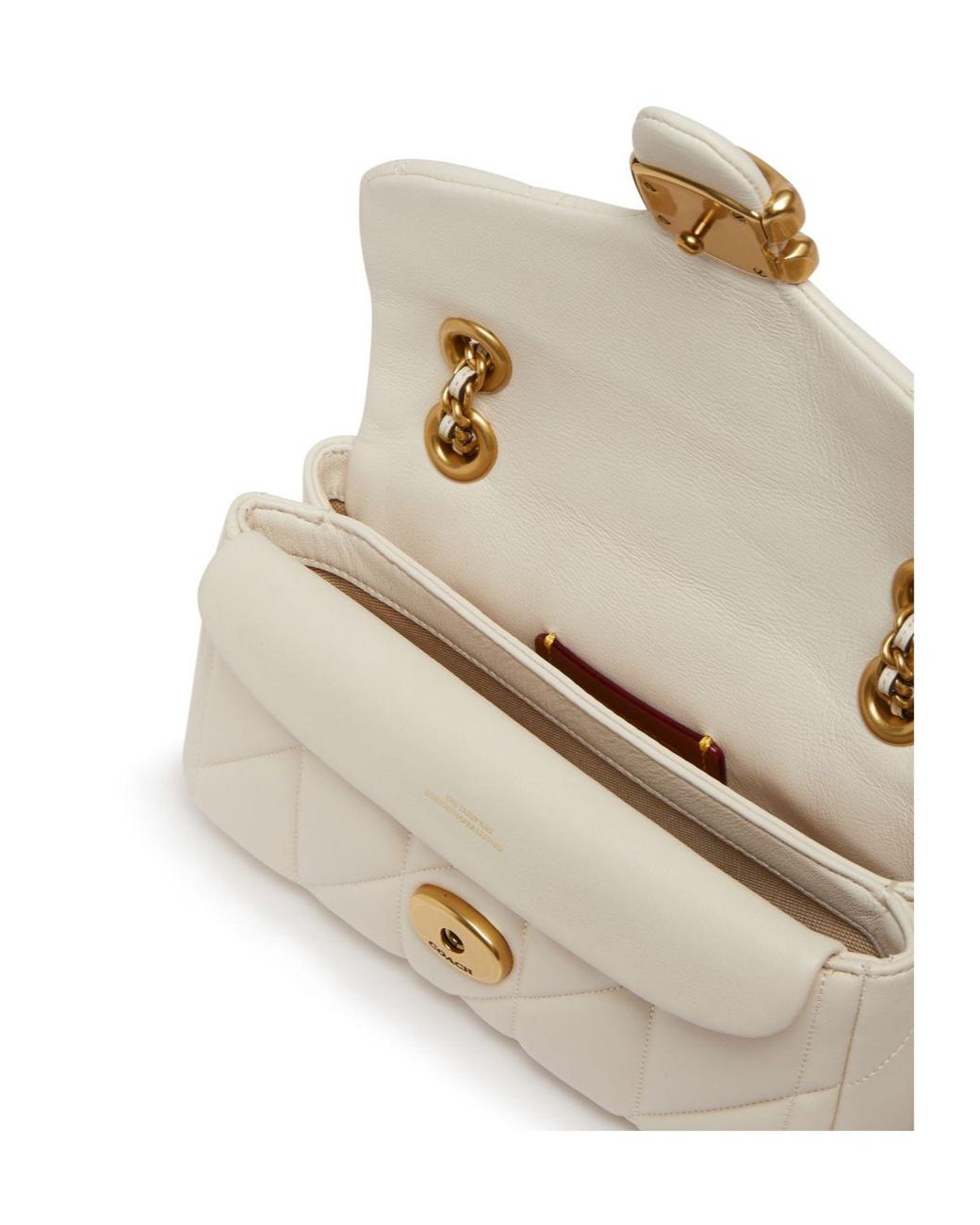 COACH Natural Quilted Tabby 20 Shoulder Bag