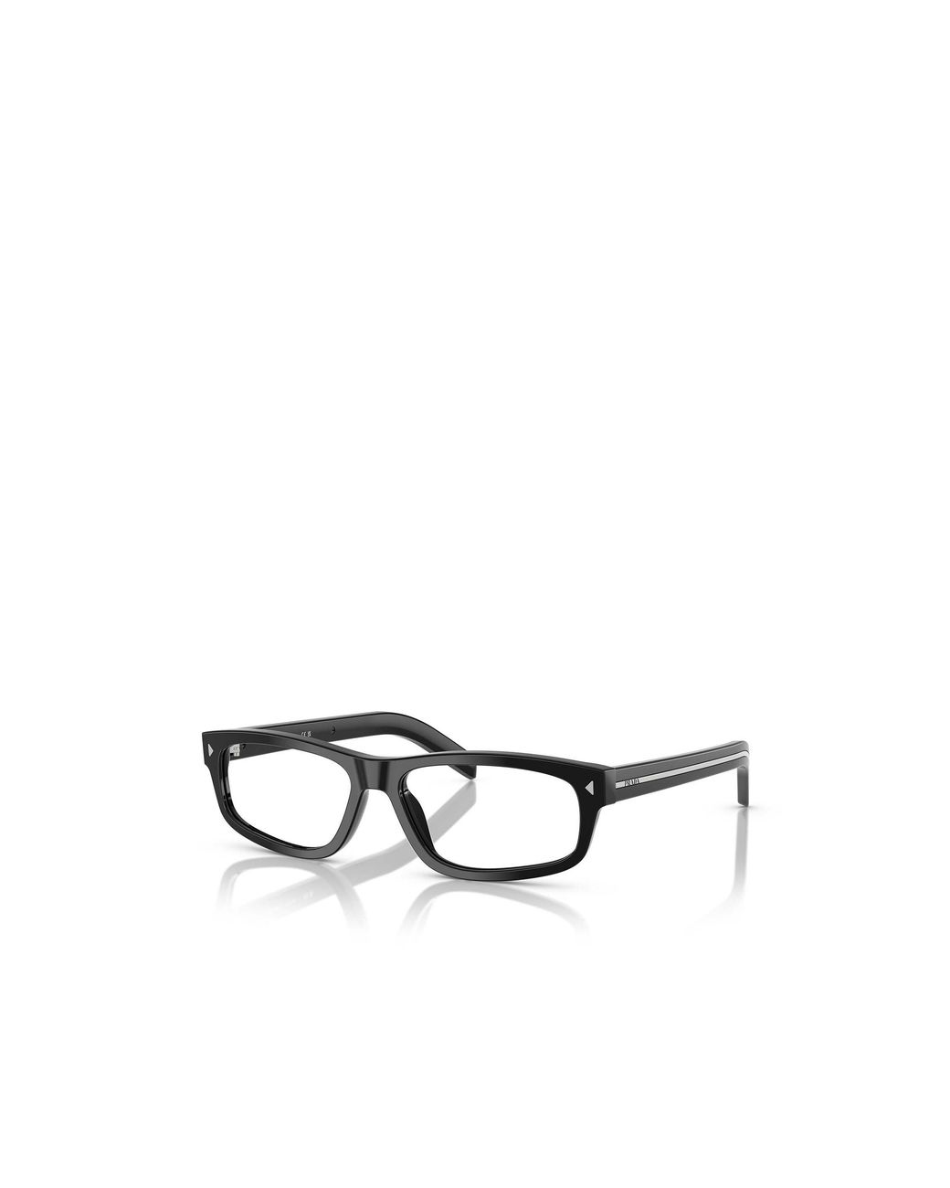Prada White Eyewear Rectangular Frame Glasses for men