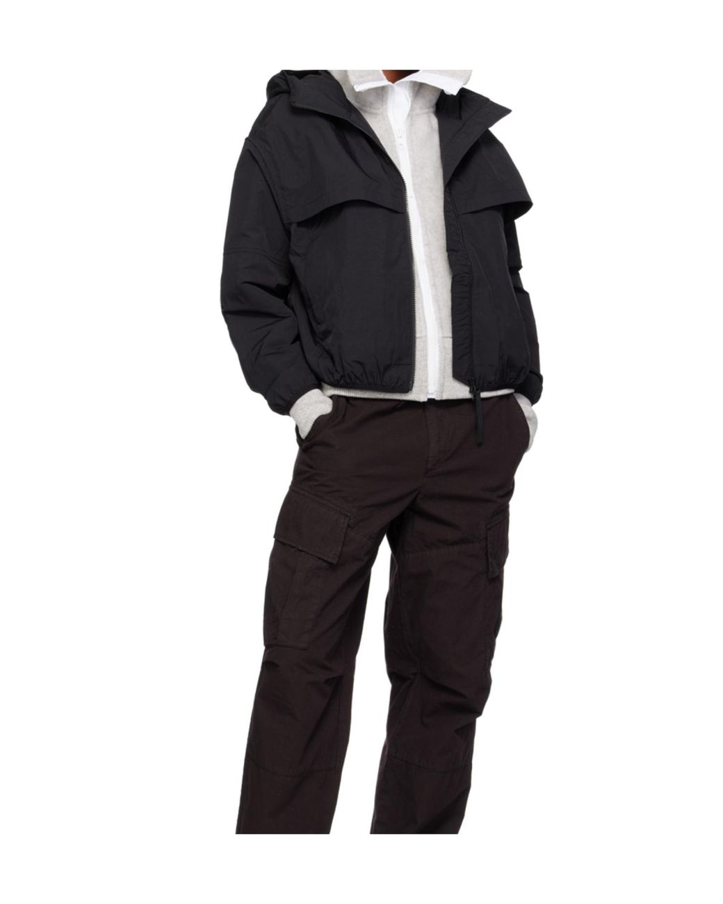 Canada Goose Black Sinclair Wind Hooded Jacket