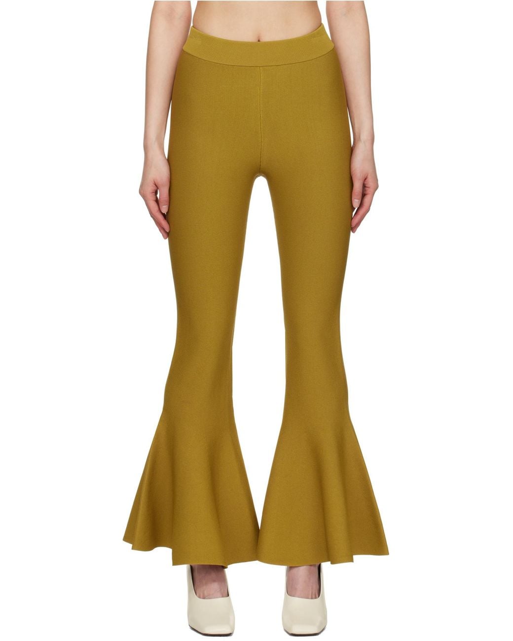 AMI Orange Wide Trousers