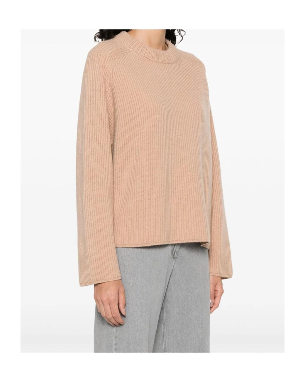 Forte_forte Natural Long-Sleeve Knit Top