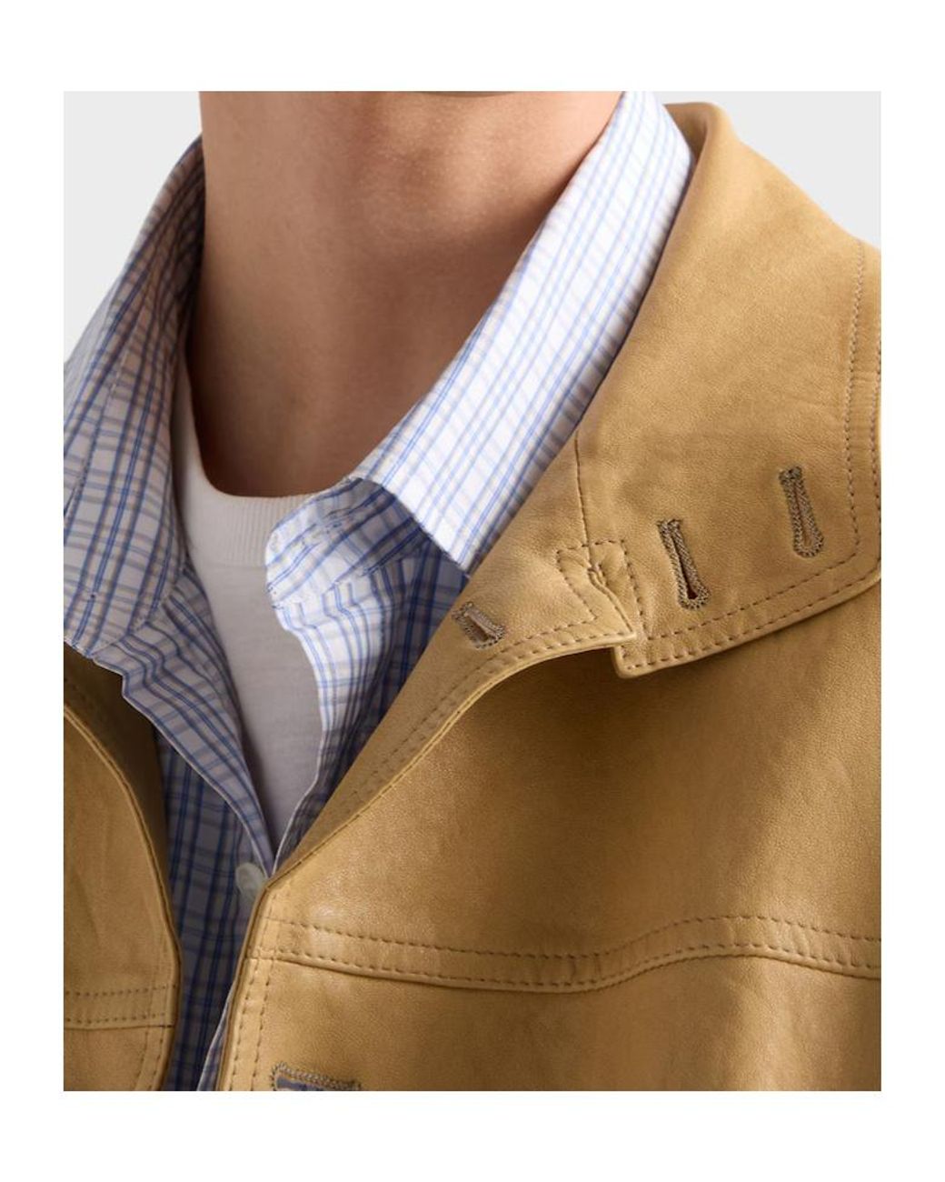 Prada Natural Nappa Leather Jacket for men