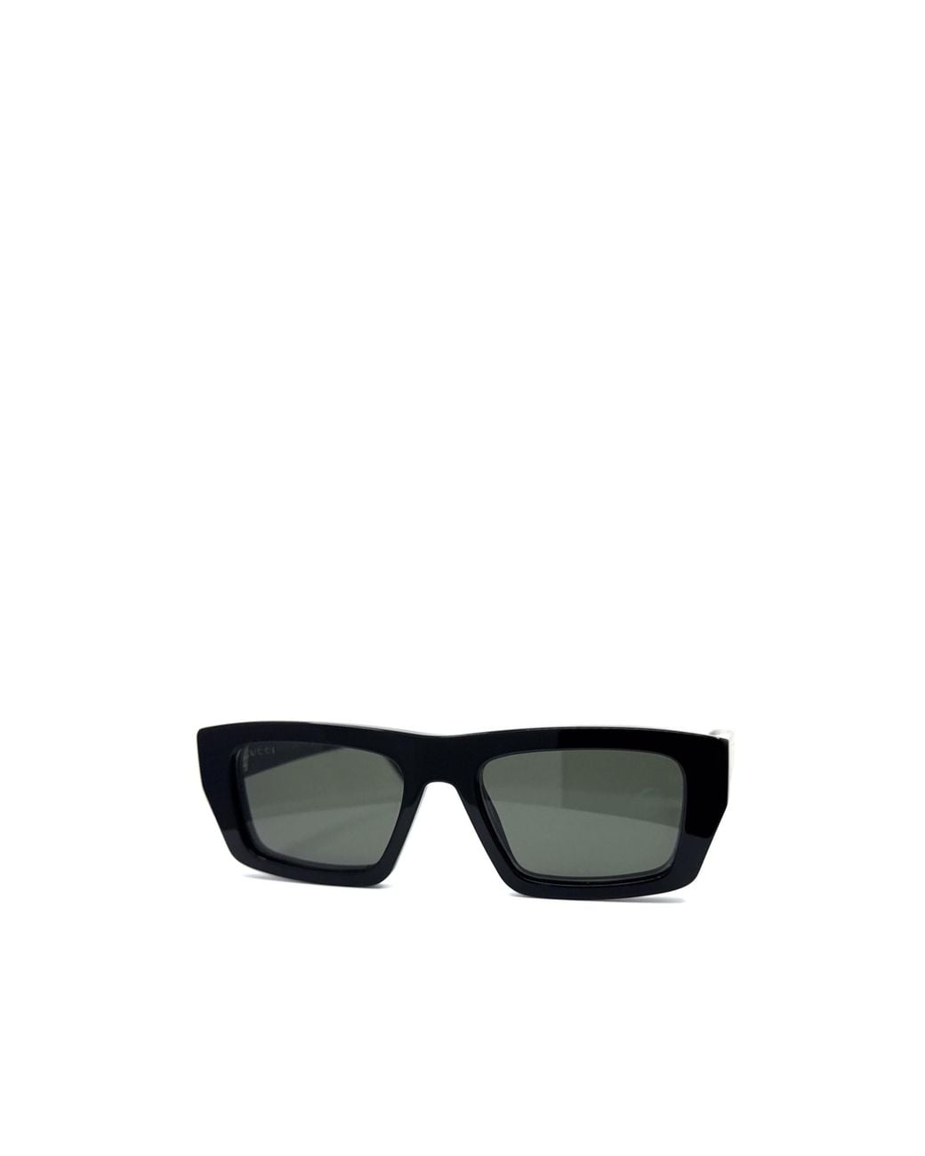 Gucci White Eyewear Rectangular Frame Sunglasses for men