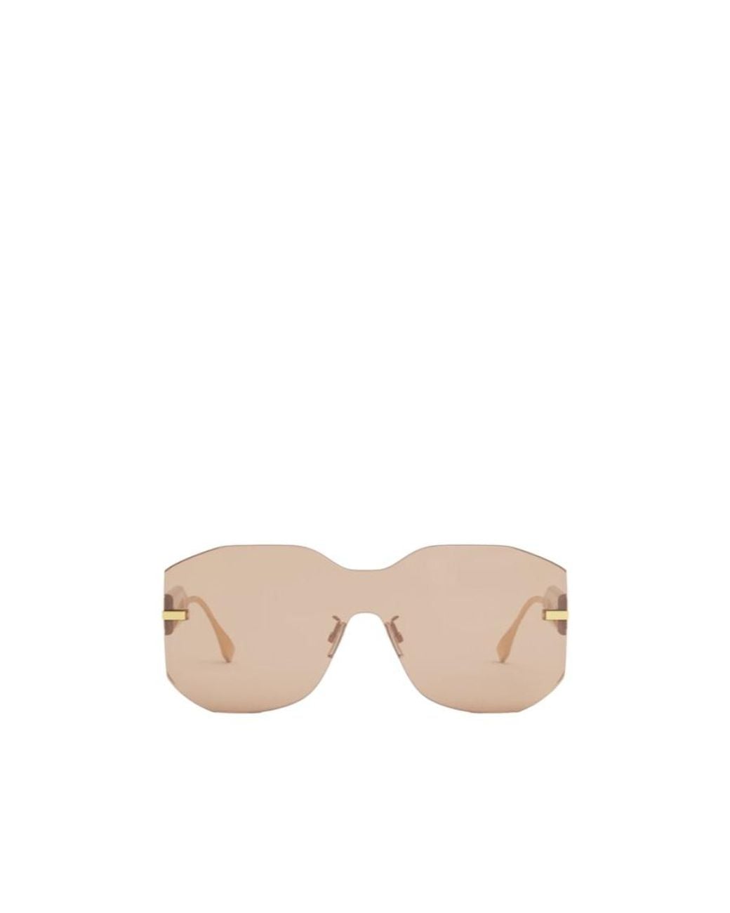 Fendi Pink Eyewear Square Frame Sunglasses for men